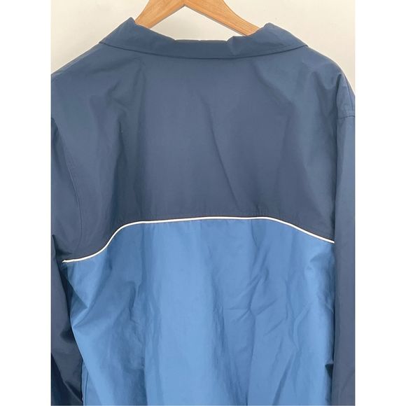 Nike Jacket Men’s Large Blue Full Zip‎ Windbreaker 2 Tone - Picture 8 of 13